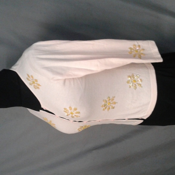 Alpha by Massimo Rebecchi sweater w sequence embellish - Picture 2 of 4